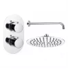 Aurora Round Shower Valve & Kit Pack 1 - Chrome