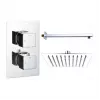 Cosmic Square Shower Valve & Kit Pack 1 - Chrome Cosmic Square Shower Valve & Kit Pack 1 - Chrome