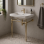 Celine 810mm 1TH Console Basin - Brushed Brass