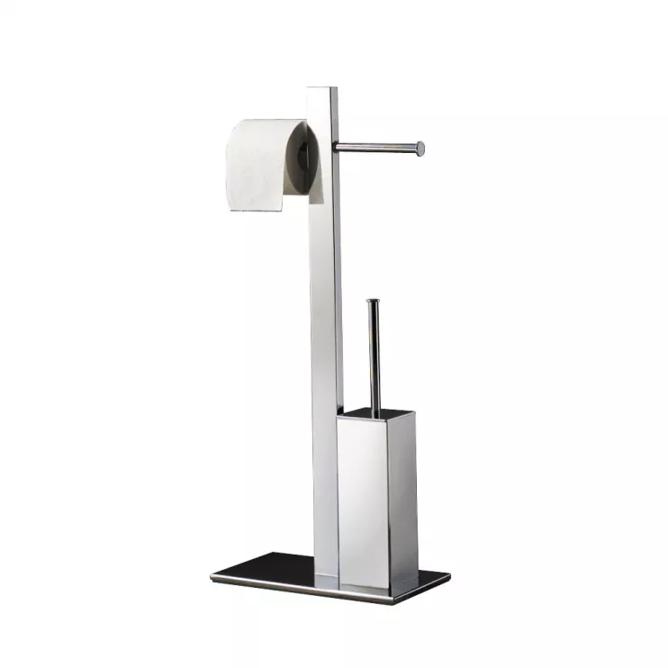 Origins Living Bridge Bathroom Butler Stand in Chrome 7632-13