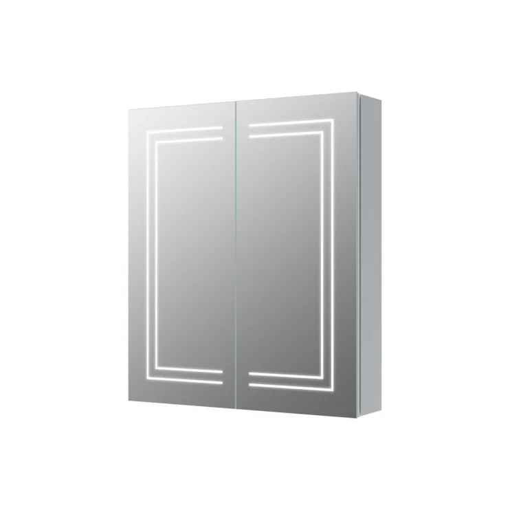 Suki 600mm 2 Door Front-Lit LED Mirror Cabinet