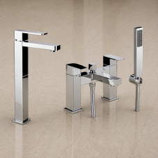 Abode Fervour Bathroom Chrome Pack (Tall Basin Mixer & Bath/Shower Mixer) Abode Fervour Bathroom Chrome Pack (Tall Basin Mixer & Bath/Shower Mixer)