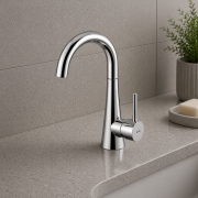 Abode Chao Basin Mixer - Chrome Bathroom Taps