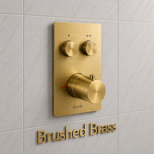 Mixer Valve Brushed Brass