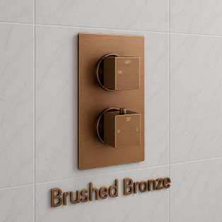 Mixer Valve Brushed Bronze