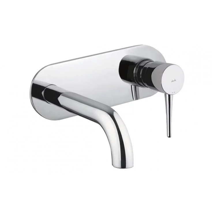 Abode Chao Wall Mounted Basin Mixer - Chrome Bathroom Taps