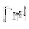 Abode Fervour Pack Offer 4 (Tall Basin Mixer & Bath/Shower Mixer) - Chrome Abode Fervour Bathroom Chrome Pack (Tall Basin Mixer & Bath/Shower Mixer)