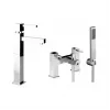 Abode Zeal Chrome Bathroom Tap Pack Offer (Tall Basin Mixer & Bath/Shower Mixer) - Chrome