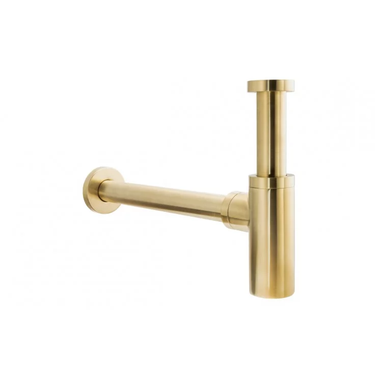 Abode Uno Basin Bottle Trap - Brushed Brass Abode Uno Basin Bottle Trap - Brushed Brass