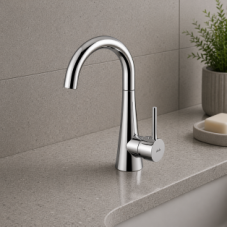 Abode Chao Basin Mixer - Chrome Bathroom Taps