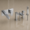 Abode Fervour Bathroom Chrome Tap Pack Offer (Wall Mounted Basin Mixer & Bath/Shower Mixer) 