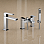 Abode Fervour Chrome Bathroom tap pack (Basin Mixer & Bath/Shower Mixer) - Chrome