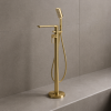 Abode Levarto Floor Standing Bath Shower Mixer - Brushed Brass