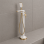 Abode Levarto Floor Standing Bath Shower Mixer - Matt White & Brass
