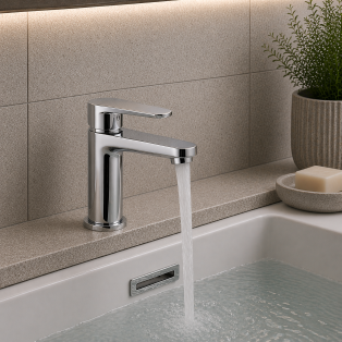 Cassini Basin Mixer - Chrome Cassini Basin Mixer - Chrome Bathroom Taps