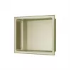305x360mm Bathroom Niche - Brushed Brass