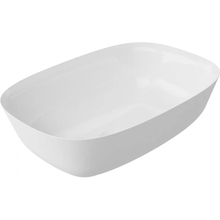 Layla 460x320mm Resin Washbowl - White