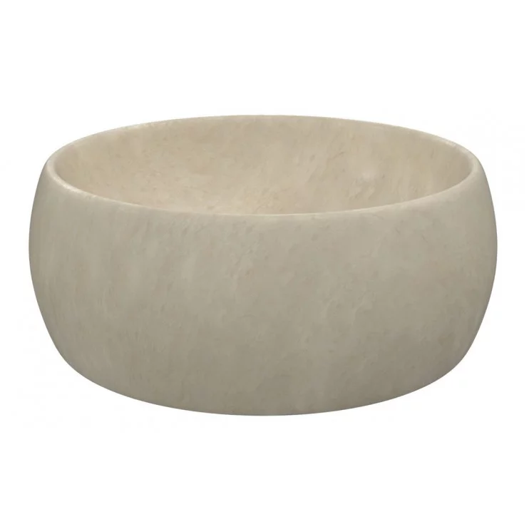 Haku 400mm Ceramic Washbowl - Stone Effect