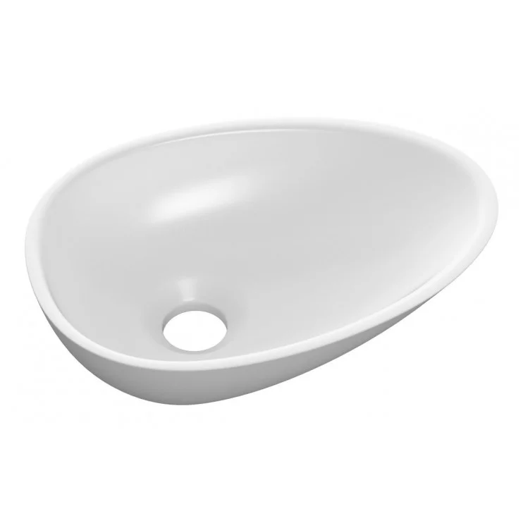 Ava 320x220mm Mini Resin Washbowl - White