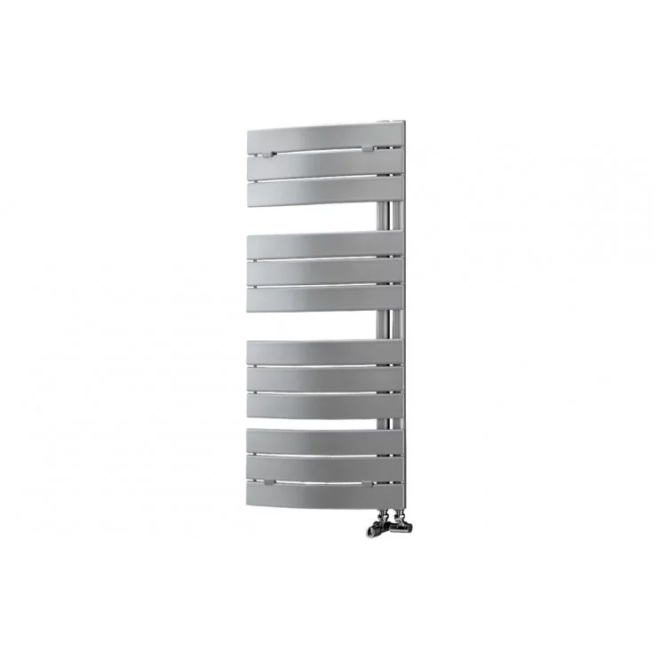 Quadrata Curved Panel Ladder Radiator (550x1080x49mm) - Chrome Quadrata Curved Panel Ladder Radiator (550x1080x49mm) - Chrome