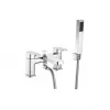 Adria Bath/Shower Mixer & Bracket - Chrome Bathroom Taps