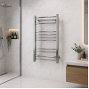 Grada Curved 30mm Ladder Radiator (600x800x30mm) - Chrome