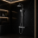 VitrA Aquaheat Charm 240 Shower Set w/2-Function Overhead & Shelf - Chrome