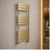 Trend Square Ladder Radiator (500x1200mm) - Brushed Brass