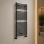 Teplo Round Ladder Radiator (500x1190mm) - Black