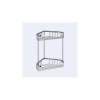 Origins Living Gedy Double Corner Basket - Chrome 2481-13