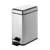 Bathroom Waste Pedal Bins 2309-13 Origins Living Pedal Bin Square 5L - Polished 2309-13