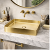 Abode Iox 500x350mm Tablet Steel Basin - PVD Brass