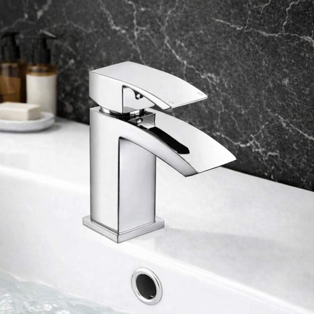 Corsica Range of Bathroom Taps & Mixers DITS1254 Corsica Cloakroom Basin Mixer - Chrome Bathroom Taps