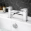 Abode Fervour Deck Mounted Bath Filler - Chrome Bathroom Taps
