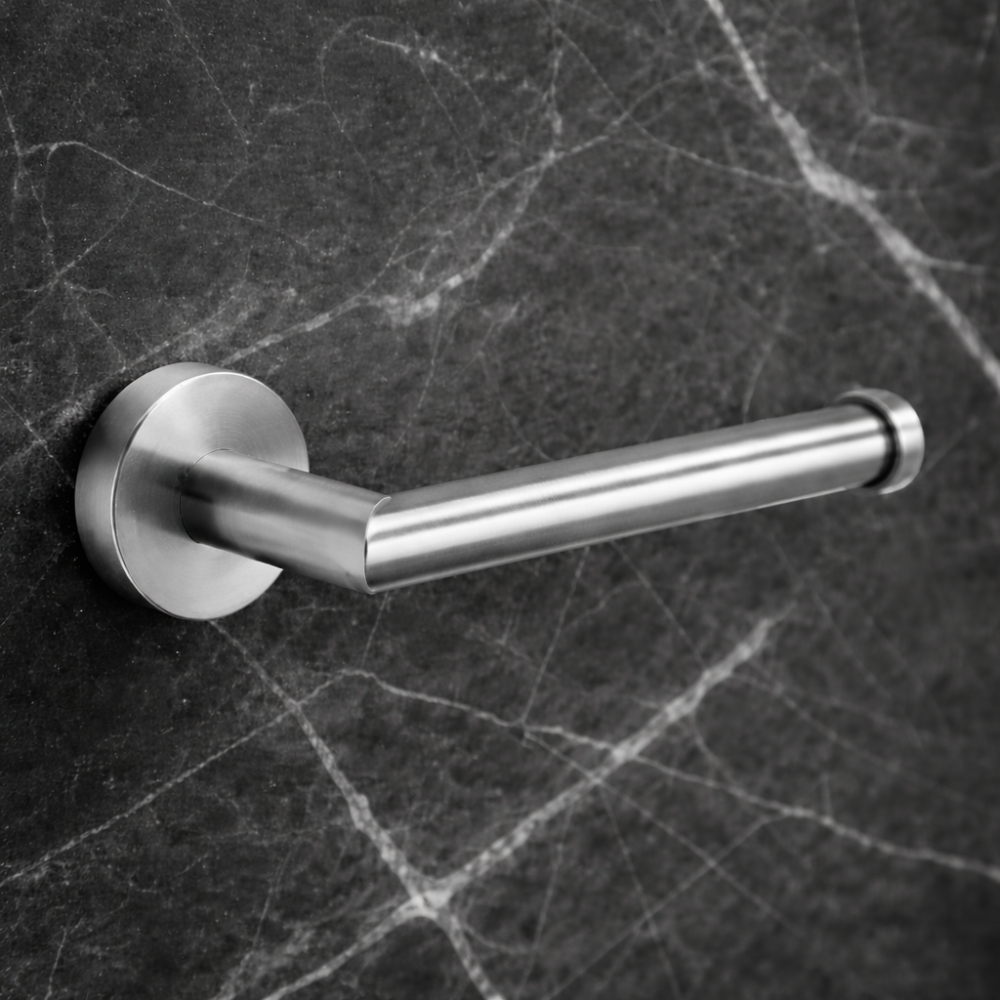 Origins Living G Pro Brushed Chrome Accessories 5024-38 Origins Living G Pro Open Toilet Roll Holder - Brushed 5024-38 Bathroom Accessory