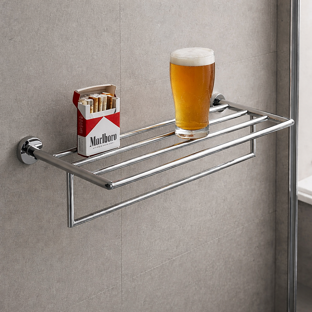 Origins Living G Pro Chrome Accessories 5044-13 Origins Living G Pro Towel Rack - Chrome 5044-13 Bathroom Accessory