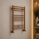 Grada Straight 30mm Ladder Radiator (500x800x30mm) - Brushed Bronze