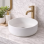Abode Cava 375mm Round Basin - Chalk White