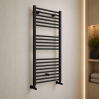 Grada Straight 30mm Ladder Radiator (600x1200x30mm) - Matt Black
