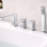 Vema Lys 4-Hole Deck Mounted Bath/Shower Mixer - Chrome Bathroom Taps
