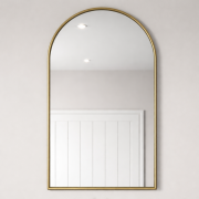 Origins Living Docklands Arch Mirror 50 Brushed Brass - 50x80cm DKL-00R058-BB