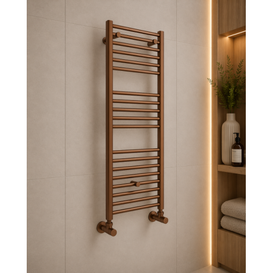 Grada Straight 30mm Ladder Radiator (500x1200x30mm) - Brushed Bronze Grada Straight 30mm Ladder Radiator (500x1200x30mm) - Brushed Bronze