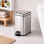 Origins Living Square Pedal Bin 3L Soft Close - Polished 2209-13