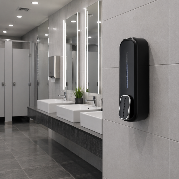 Origins Living Mullet Soap & Sanitiser Dispenser - Black 2294-14