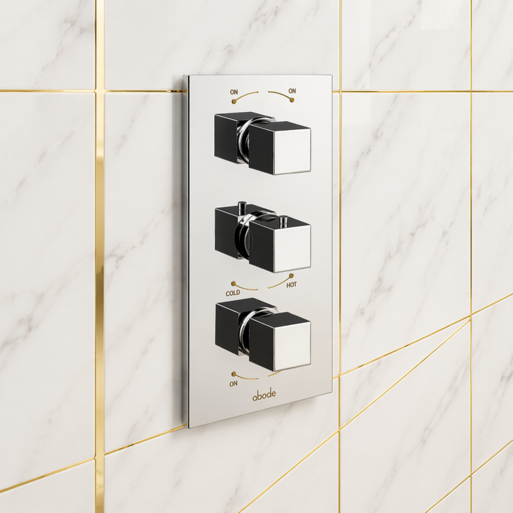 Abode Zeal Concealed Shower (3 Exit) - Chrome