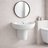 Origins Living City Round Mirror 60cm Black B375622