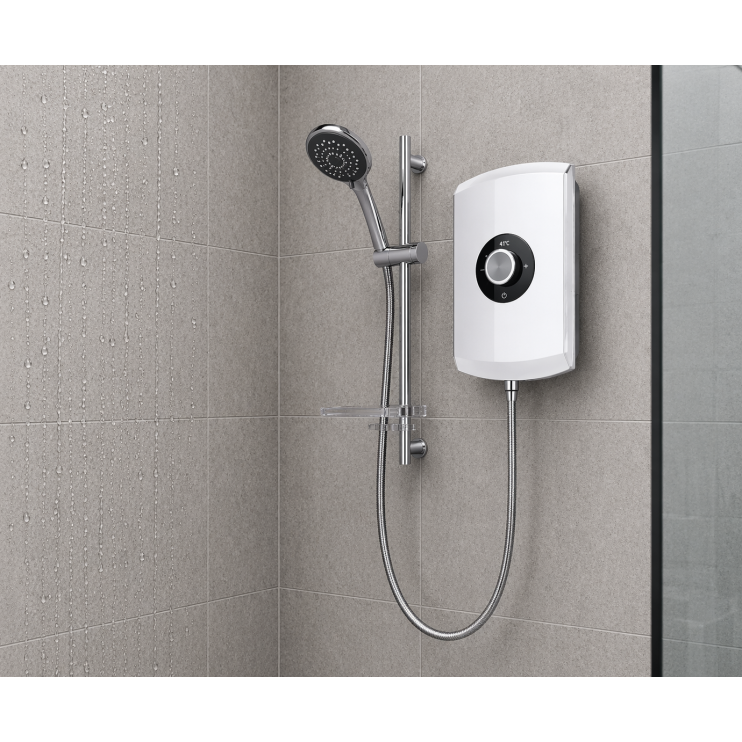 Triton Amore 8.5kW Electric Shower - White Gloss