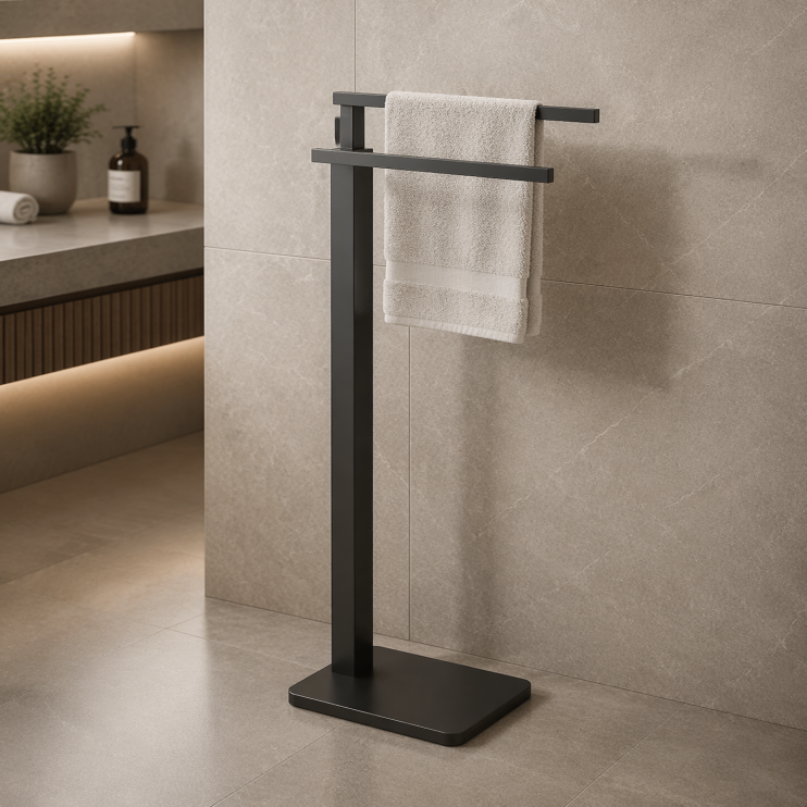 Origins Living Florida Towel Stand - Black 7331-14