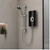 Triton Aspirante 9.5kW Contemporary Electric Shower - Black Gloss