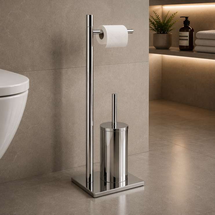 Origins Living Trilly Bathroom Butler - Chrome TR32-13